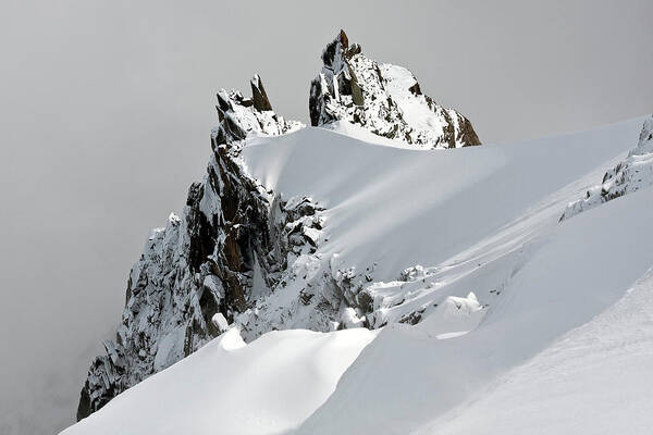 Majestic Snowy Mountain Peaks Wall Art