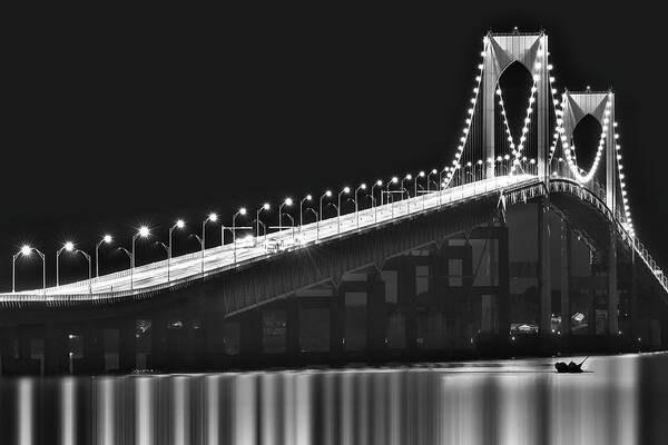 Claiborne Pell Newport Ri Bridge Art Print