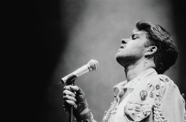 Singer Performing on Stage Wall Art