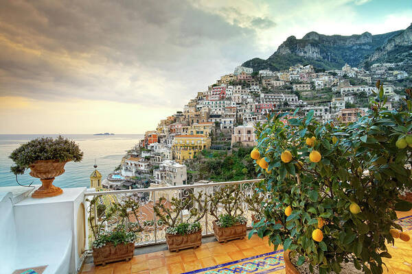 Positano, Amalfi Coast, Italy Art Print