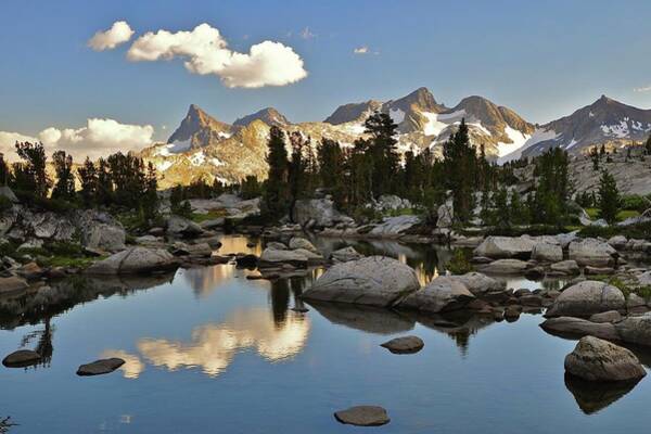 Mountain Reflections at Sunset Wall Art