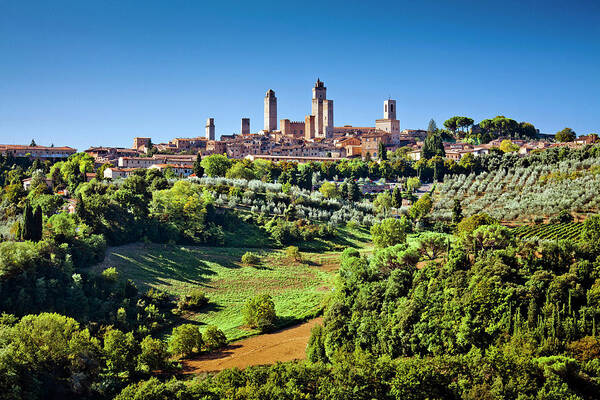 Tuscany, San Gimignano, Italy Art Print