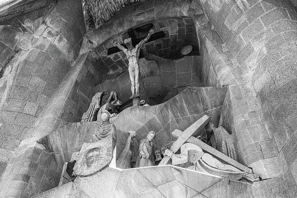 Sagrada Familia Passion Facade Art Print