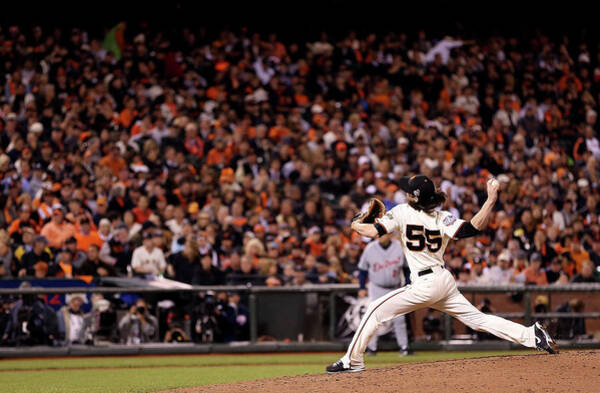 Pitcher in Action During Game Wall Art