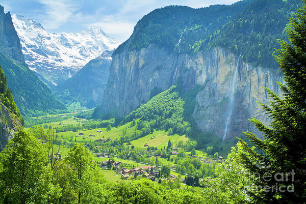 Lauterbrunnen Valley, Bernese Oberland, Switzerland Art Print