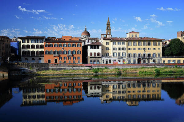 Reflections On The Arno Art Print