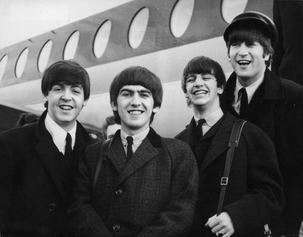 Beatles at the Airport Wall Art