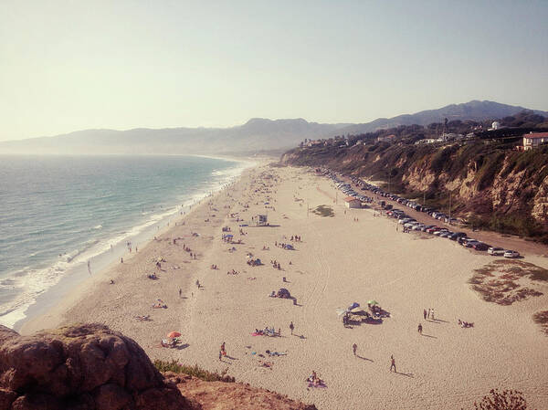 Sunny Day at Malibu Beach Wall Art