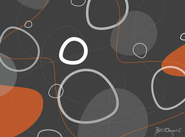 Contemporary Abstract Circles Wall Art