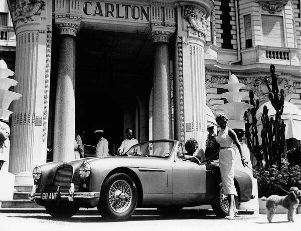 Vintage Scene at the Carlton Hotel Wall Art