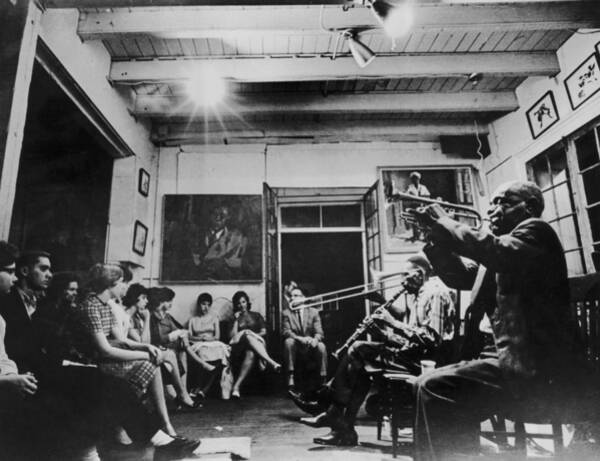 Live Jazz Band Performance Wall Art