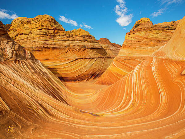 Majestic Sandstone Waves Wall Art