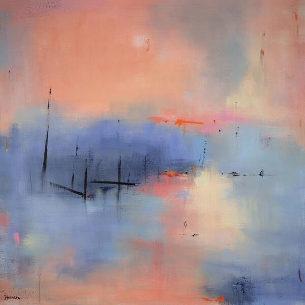 Serene Abstract Landscape Wall Art