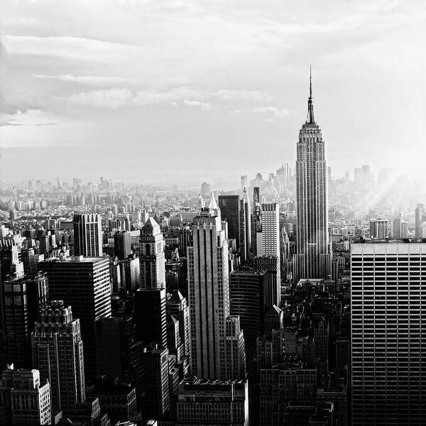 Empire State Building Skyline View Wall Art