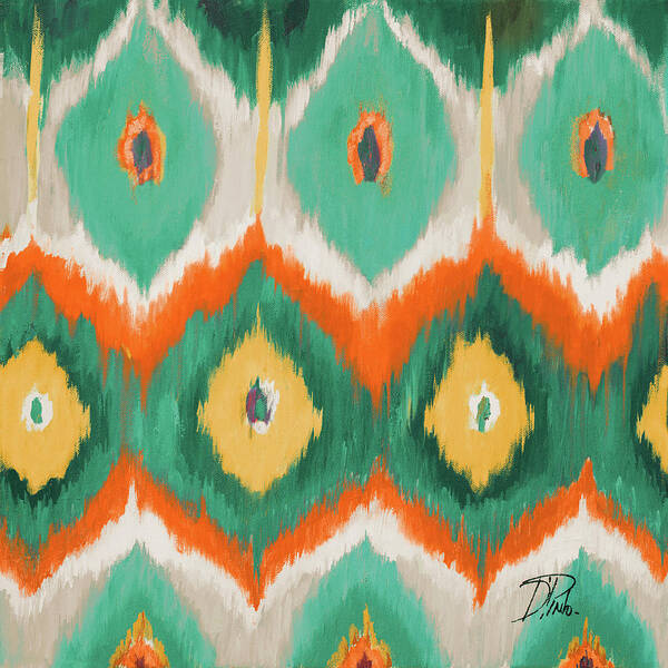 Vibrant Abstract Geometric Pattern Wall Art