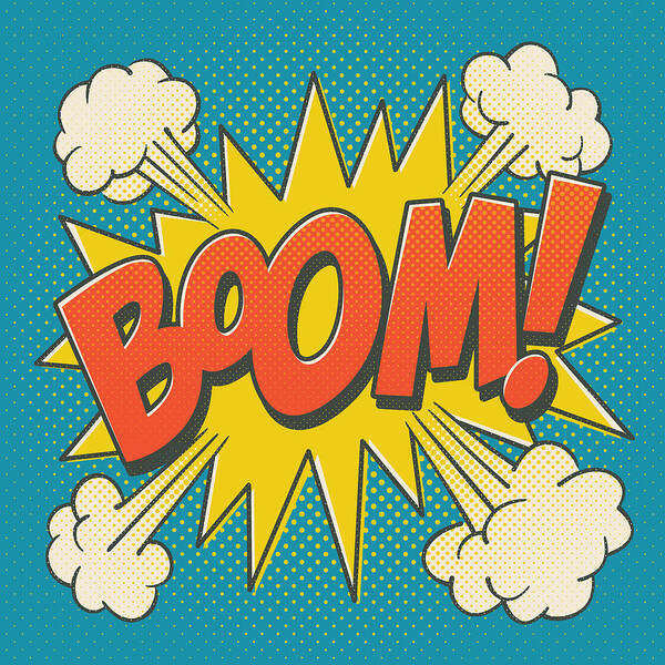 Comic Pop Art Explosion Digital Art