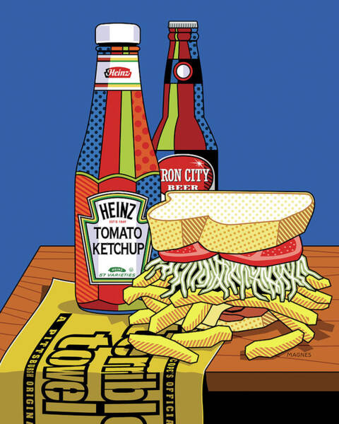 Pop Art Food and Drink Display Wall Art
