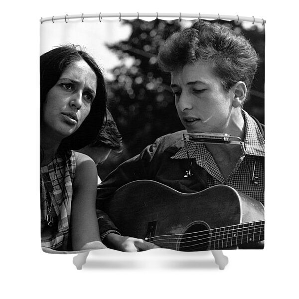 Musicians at an Outdoor Performance Shower Curtain