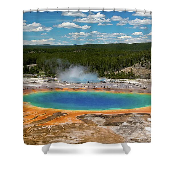 Grand Prismatic Spring in Yellowstone Shower Curtain