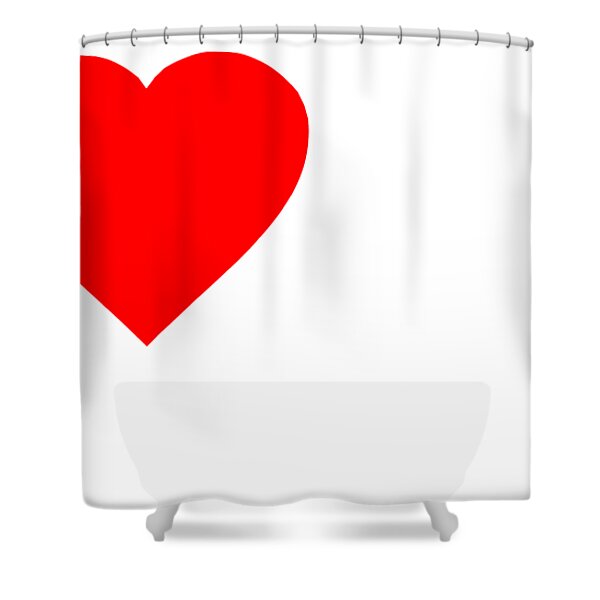 I Love My Golden Retriever Dog Breed Shower Curtain