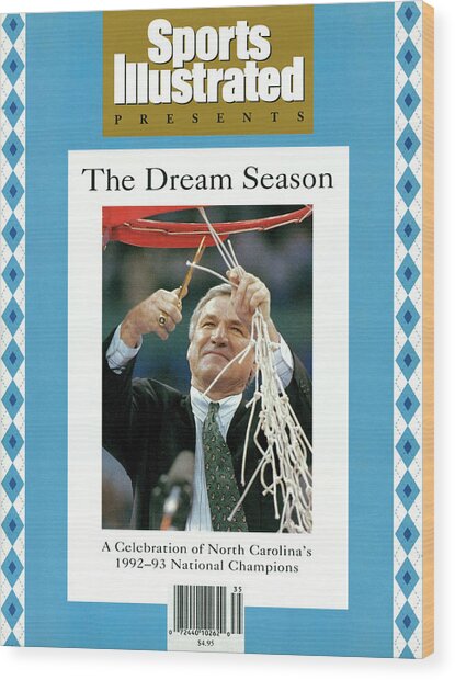 Dean Smith Cutting Down Net 1993 Wood Print