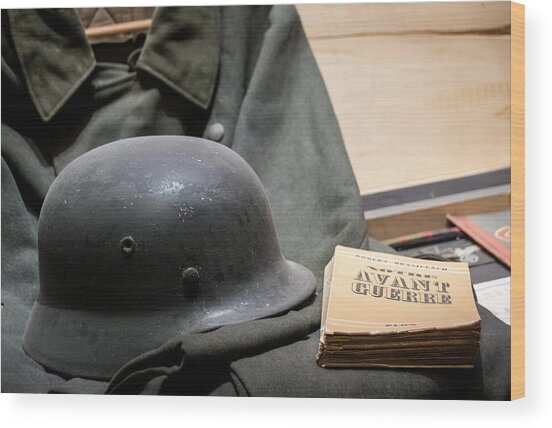 World War 2 Artifacts In Caen, Normandy, France Wood Print