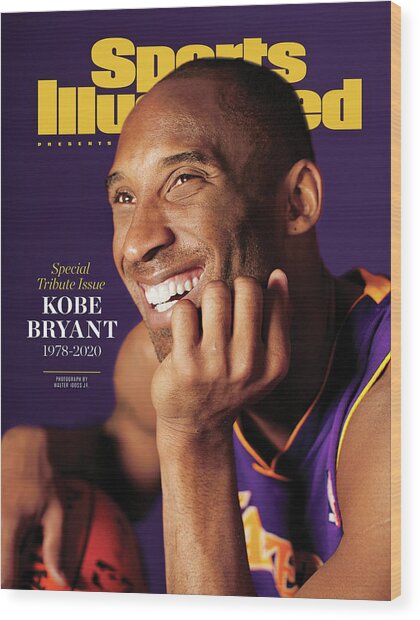Kobe Bryant Tribute Cover Wood Print