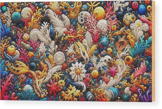 Coral Reef #2 Wood Print