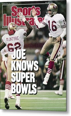 Joe Montana Metal Prints