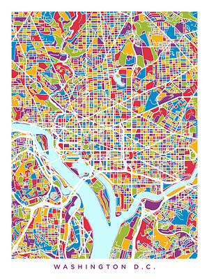 Michael Tompsett Maps Wall Art