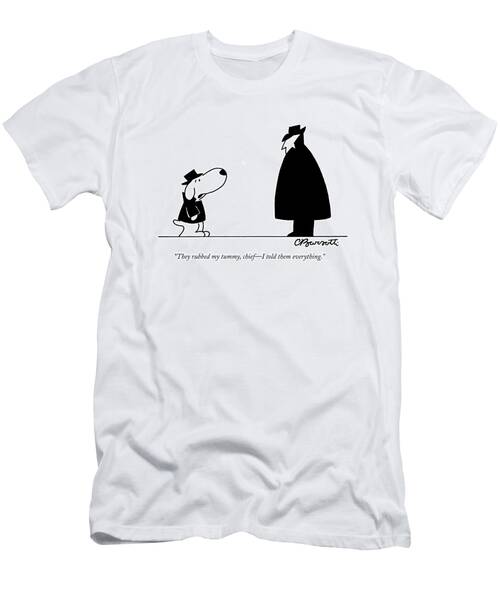 Dog Confesses to Shadowy Figure T-Shirt