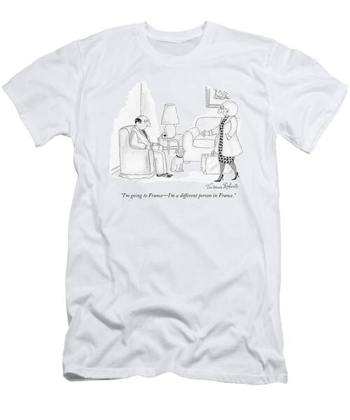 Couple Discussing Travel Plans T-Shirt