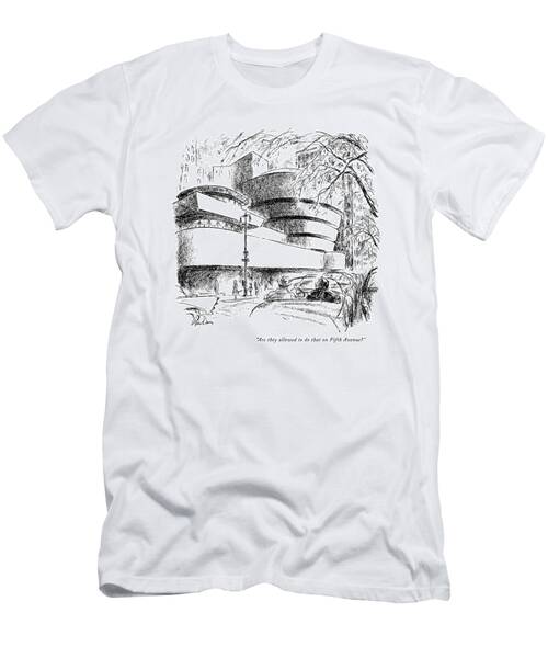 Guggenheim Museum in Black and White T-Shirt