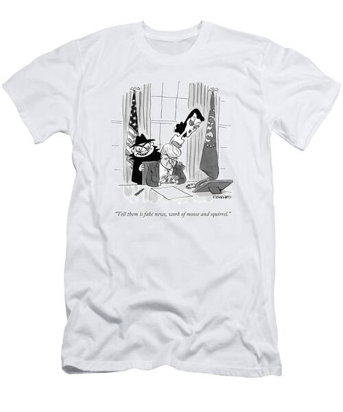 Humorous Presidential Cartoon T-Shirt