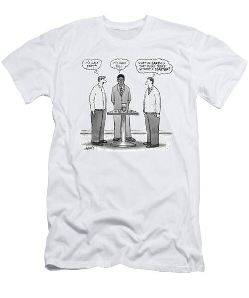 Three Men Discuss Perspectives T-Shirt