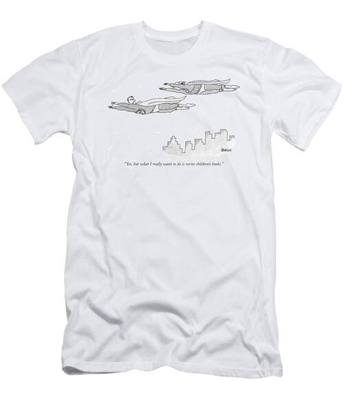 Flying Superheroes with a Dream T-Shirt