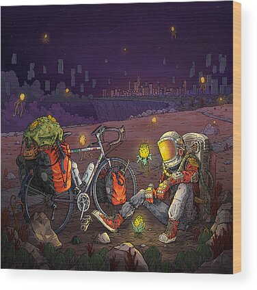 Night Sky Wood Prints