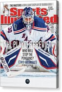 NHL Playoff Preview with Henrik Lundqvist Acrylic Print