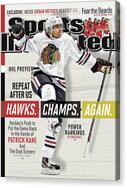 Sports Illustrated Cover Featuring Hockey Player Acrylic Print