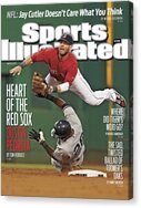 Dustin Pedroia in Action on Sports Illustrated Acrylic Print