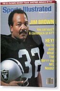 Jim Brown Sports Illustrated Cover Acrylic Print