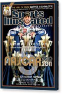 Jimmie Johnson Wins Fifth Straight Title Acrylic Print