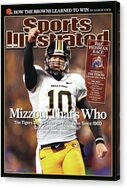 Football Star on Sports Illustrated Cover Acrylic Print