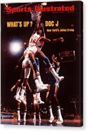 Julius Erving's Iconic Dunk Acrylic Print