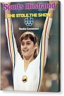 Nadia Comaneci Olympic Triumph Acrylic Print