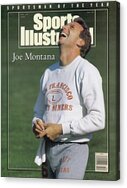 Joe Montana on Sports Illustrated Cover Acrylic Print