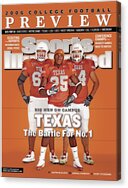 Texas Football Team on Magazine Cover Acrylic Print
