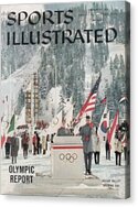 1960 Winter Olympics Opening Ceremony Acrylic Print by Sports Illustrated