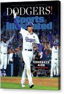 Freddie Freeman Leads the Dodgers Acrylic Print