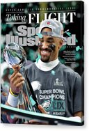 Jalen Hurts Celebrates Super Bowl Victory Acrylic Print